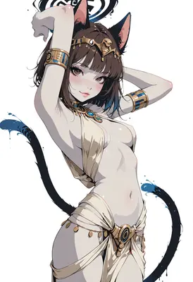 Egyptian Cat Girl Goddess