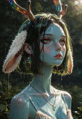 Rain Kissed Fawn Spirit