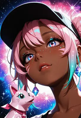 Cosmic Gaze with Pink Companion