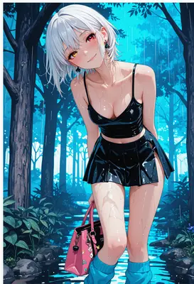 Wet Weather Date in the Forest