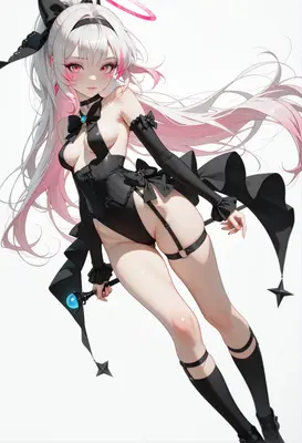 Elegant Gothic Magical Girl Warrior