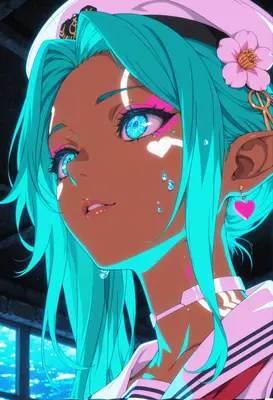 Neon Dreams of a Sailor Elf