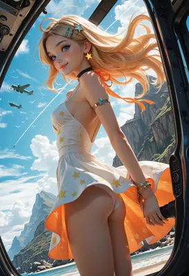 Starry Sky Maiden by the Coast