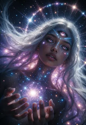 Celestial Goddess of the Cosmic Void