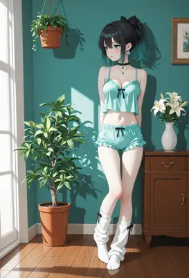 Sunlit Morning in Turquoise Loungewear