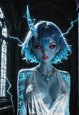 Blue Oni Queen of Storms