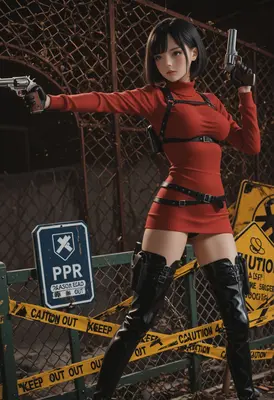 Dual Wielding Operative in Red