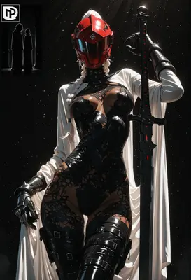 Armored Warrior in Lace and Steel