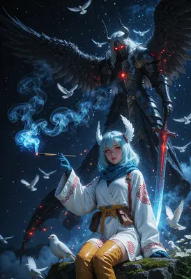 Young Mage and Her Dark Guardian