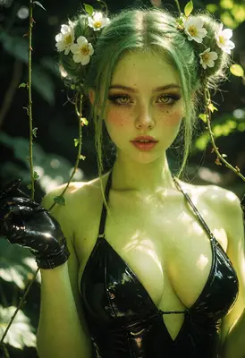 Ethereal Forest Nymph in Latex