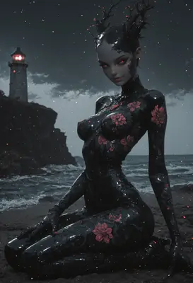 Dark Siren at the Lighthouse Shore
