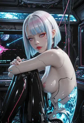 Cybernetic Android in Deep Space