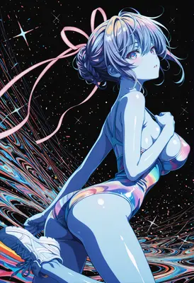 Cosmic Luminescence in Vibrant Space