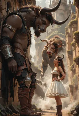 The Minotaur and the Horned Maiden
