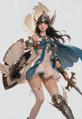 Winged Valkyrie Guardian of Light
