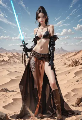 Desert Warrior with Plasma Blade