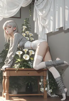 Sunlight Resting Beside Callas