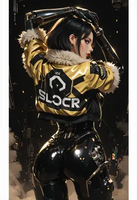 Cybernetic Streetwear Fashion Icon