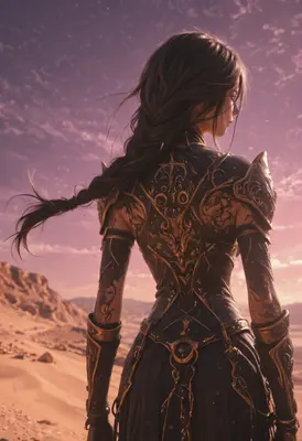 Warrior of the Golden Desert Sands