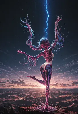 Celestial Dancer of Liquid Energy