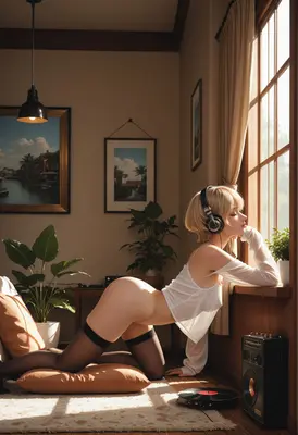 Sunlit Melodies in the Study