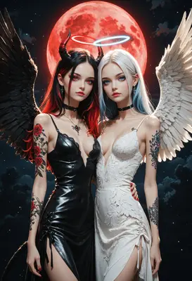 Dual Souls of Moon and Shadow