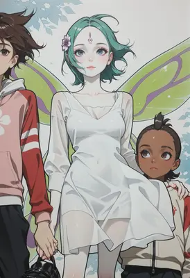 Fairy Guardian and Two Children