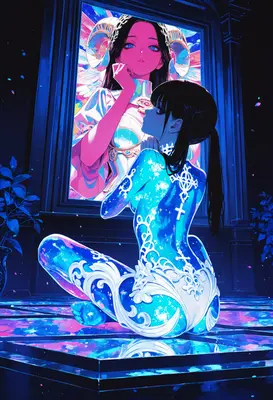 Celestial Reflection of a Cosmic Being