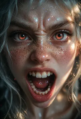 Fierce Gaze of the Glittering Fury