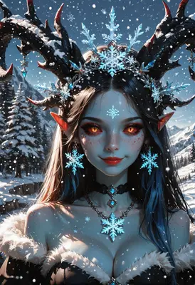 Enchanting Queen of the Frozen Winter