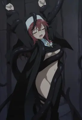 Nun Captured by Dark Tentacles
