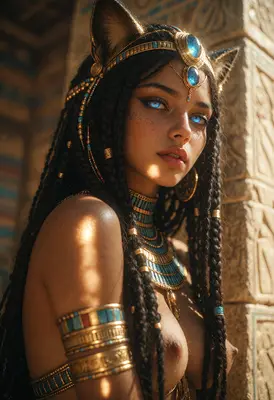 Mystic Cat Goddess of Ancient Egypt