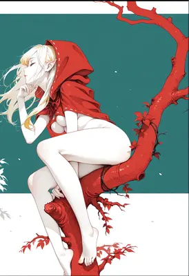 Elf in the Crimson Tree