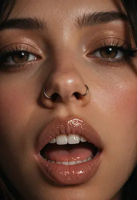 Intimate Close Up Portrait