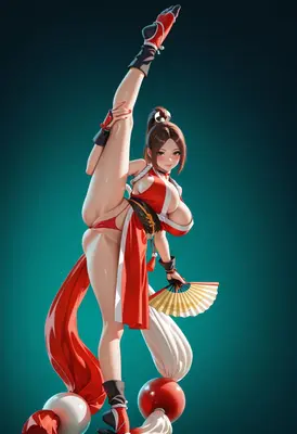 Dynamic Martial Arts Fighter Pose