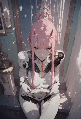 Zero Two Cybernetic Android Portrait