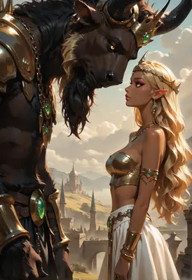 The Beast King and the Elf Princess