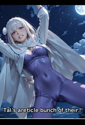 Emilia in Moonlight Action Pose