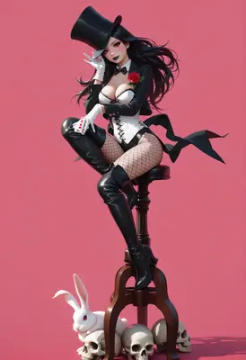 Elegant Magician With A Dark Twist