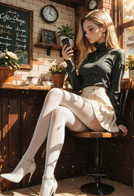 Quiet Afternoon at the Coffee Shop