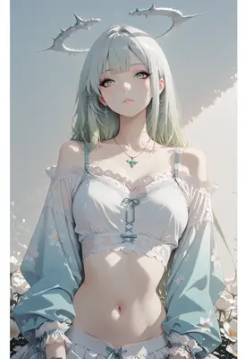 Ethereal Maiden with Celestial Halo