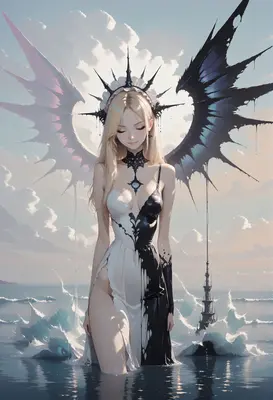 Dual Nature of the Celestial Angel