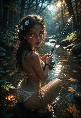 Forest Nymph Fishing in the Rain