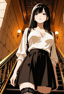 Descending the Grand Golden Staircase