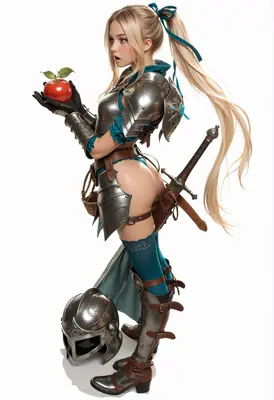Knight with a Forbidden Apple