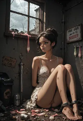 Captive in a Grimy Abandoned Room