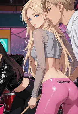Nightclub Vibes with Blonde Musician
