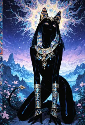Celestial Bastet Goddess of the Night