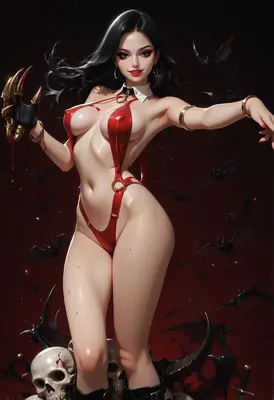 Vampire Queen with Crimson Claws