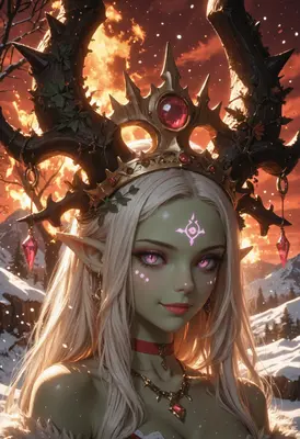 Ethereal Forest Queen of Winter
